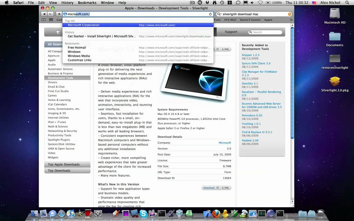 Silverlight Download Mac 10.6.8